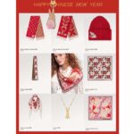 Louis Vuitton LV Women Precious Rabbit Square 70 Red Silk-Screen Print Monogram Flowers - immagine 9