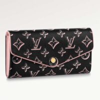 Louis Vuitton LV Women Sarah Wallet Fall for You Black Monogram Coated Canvas (4)