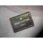 Louis Vuitton LV Women Side Trunk Handbag Gray Denim Textile Jacquard - immagine 10