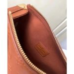 Louis Vuitton LV Women Side Trunk PM Handbag Petite Malle Tan Brown Calfskin - immagine 8