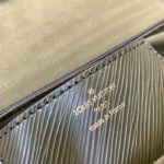 Louis Vuitton LV Women Twist MM Handbag Kaki Quartz White Epi Grained Cowhide - Bild 10