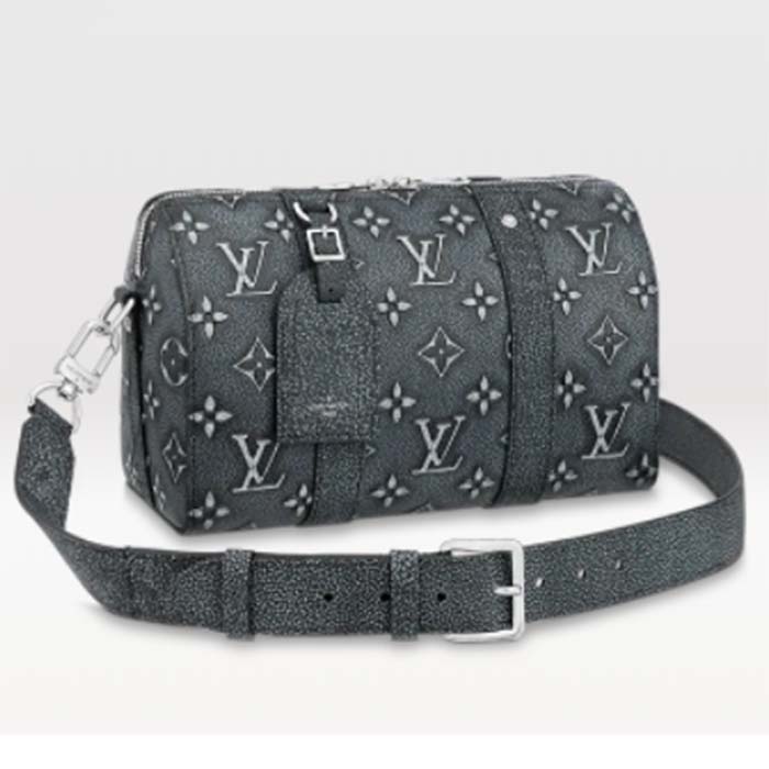 Louis Vuitton Ambassadeur PM Bag Black Cowhide Leather – EliteLaza