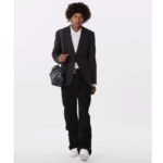 Louis Vuitton Unisex City Keepall Bag Black Charcoal Cowhide Leather – Image 15