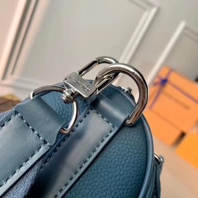 Louis Vuitton Unisex Keepall XS Travel Bag Blue Aerogram Cowhide Leather (1)