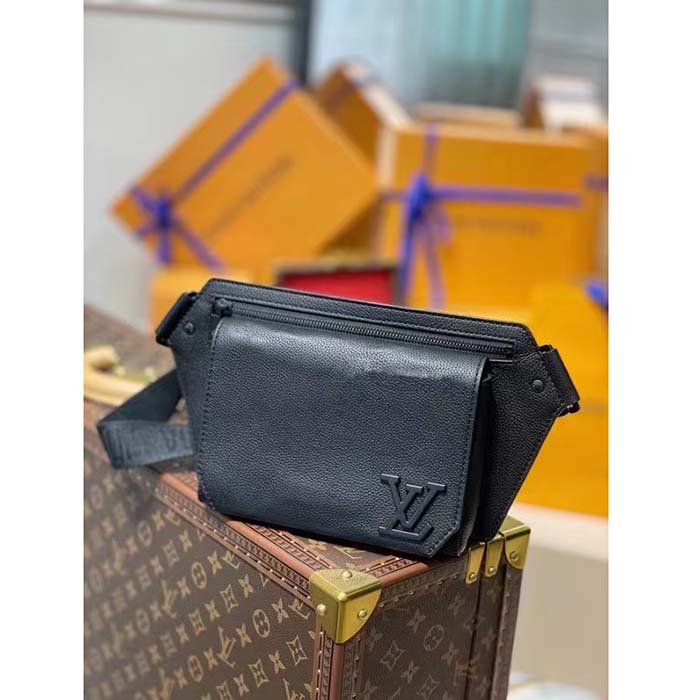 Louis Vuitton Aerogram New Sling 2022 Ss, Black