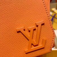Louis Vuitton Unisex LV Aerogram Takeoff Sling Saffron Yellow Cowhide Leather (15)