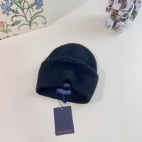 Louis Vuitton Unisex LV Ahead Beanie One Size Black Cashmere Initials (2)