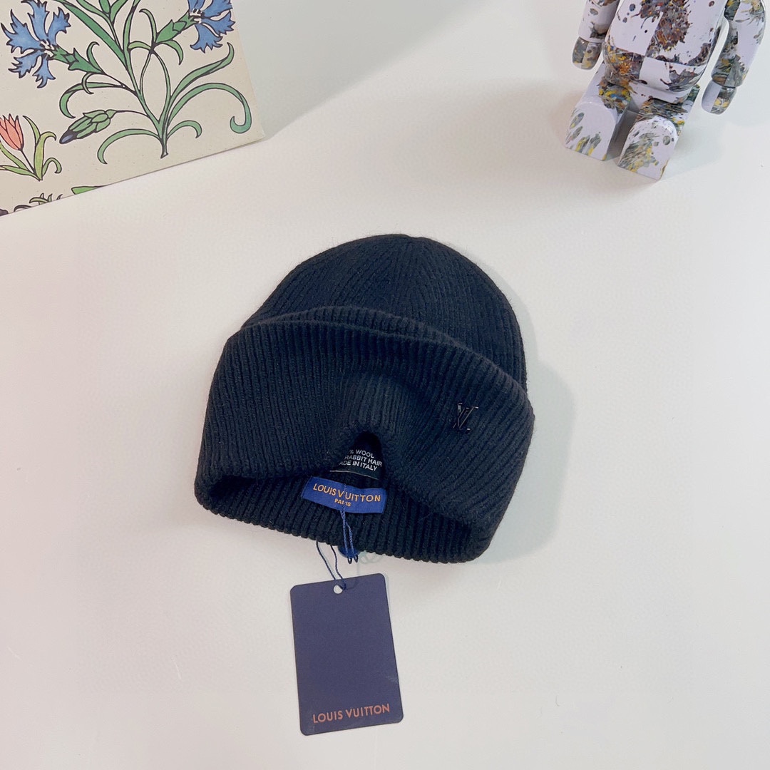 Louis Vuitton LV Spark Beanie Black Cashmere