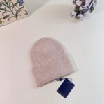 Louis Vuitton Unisex LV Ahead Beanie One Size Crème Beige Cashmere Enamel Initials - Bild 5