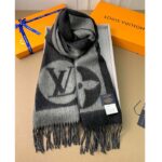 Louis Vuitton Unisex LV Cardiff Scarf Two-Tone Monogram Flower – Bild 2
