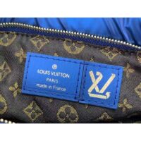 Louis Vuitton Unisex LV Maxi Multi-Pochette Accessoires Navy Blue Silver Recycled Nylon Econyl (2)