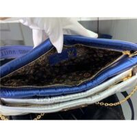 Louis Vuitton Unisex LV Maxi Multi-Pochette Accessoires Navy Blue Silver Recycled Nylon Econyl (2)