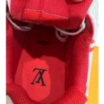 Louis Vuitton Unisex LV Trainer Sneaker Red Mix Sustainable Materials Monogram Flowers - Bild 9