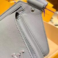 Louis Vuitton Unisex Takeoff Sling Khaki LV Aerogram Cowhide Leather (10)