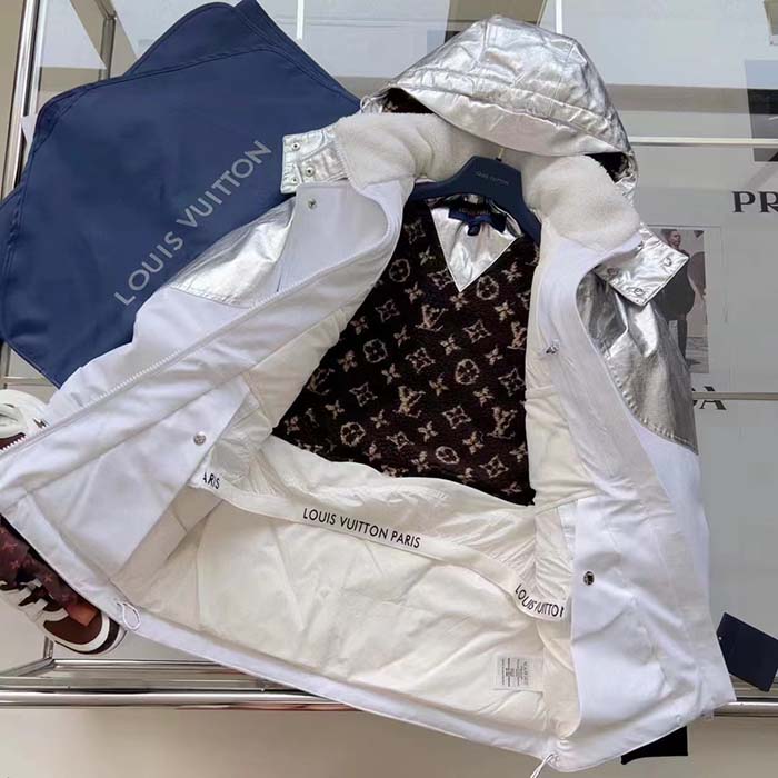 Louis Vuitton Womens Jackets 2023-24FW, White, IT36 (verification Needed)