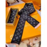 Louis Vuitton Women LV Mahina Flight Mode Classic Bandeau Black Silk Inkjet Monogram – Bild 7
