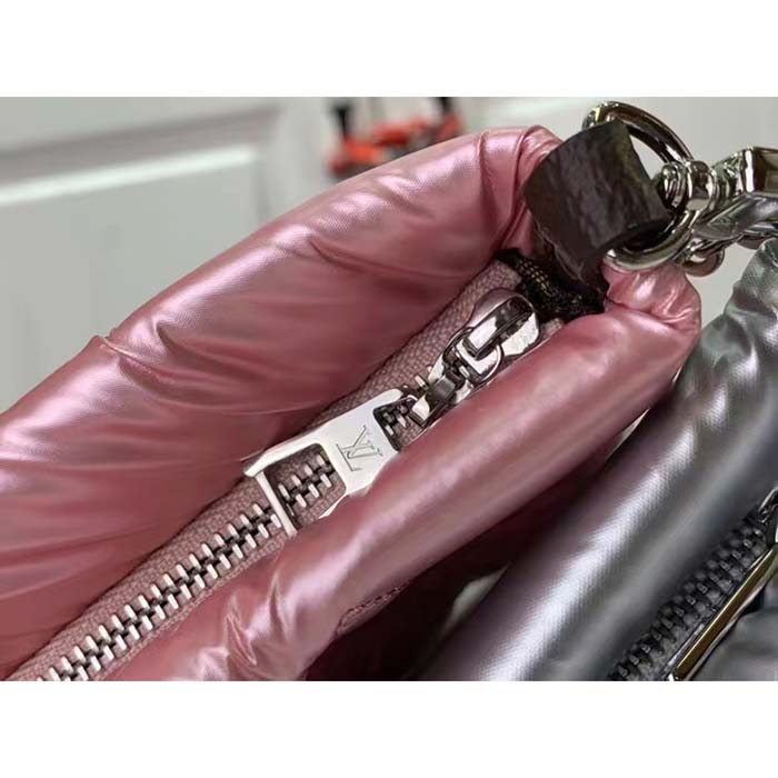 Louis Vuitton Women LV Maxi Multi-Pochette Accessoires Silver Pale Pink Recycled Nylon Econyl (1)