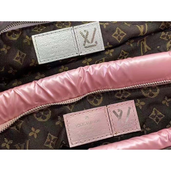 Louis Vuitton Women LV Maxi Multi-Pochette Accessoires Silver Pale Pink Recycled Nylon Econyl (6)