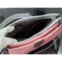 Louis Vuitton Women LV Maxi Multi-Pochette Accessoires Silver Pale Pink Recycled Nylon Econyl (5)