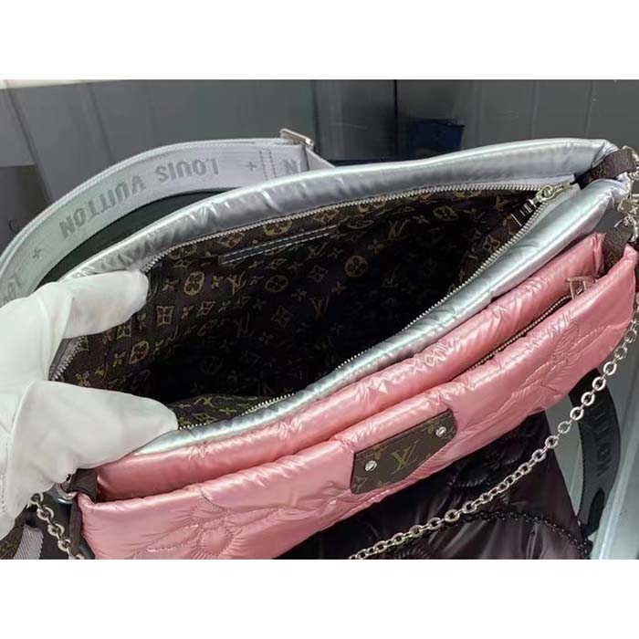 Louis Vuitton Maxi Multi Pochette Accessoires Silver/Pale Pink in