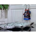 Louis Vuitton Unisex LV Pillow Maxi Bumbag Silver Recycled Metallic Nylon - Image 4
