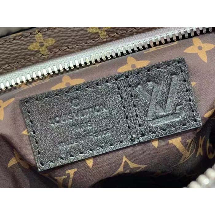 Louis Vuitton Nylon Monogram Canvas Maxi Bumbag Silver