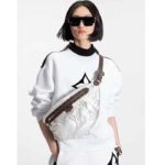 Louis Vuitton Unisex LV Pillow Maxi Bumbag Silver Recycled Metallic Nylon - Image 11