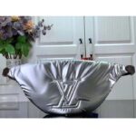 Louis Vuitton Unisex LV Pillow Maxi Bumbag Silver Recycled Metallic Nylon - Image 3