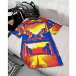 Louis Vuitton Men LV Salk Institute Print T-Shirt Cotton Multicolor Regular Fit - Bild 2