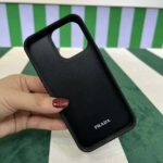 Prada Wome Saffiano Cover for IPhone-White - Image 10