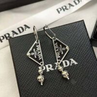 Prada Women Ball Smalto Jewels Pendant Earrings (1)