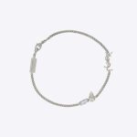 Bracciale da donna Saint Laurent YSL Opyum con ciondolo in metallo e strass