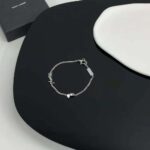 Saint Laurent YSL Women Opyum Charm Bracelet in Metal and Rhinestone - immagine 2