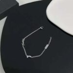 Saint Laurent YSL Women Opyum Charm Bracelet in Metal and Rhinestone - immagine 5