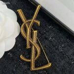 Saint Laurent YSL Women Opyum Ysl Snake Brooch in Metal - Bild 5