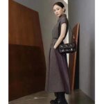 Dior Unisex CD Small Diorcamp Bag Black Macrocannage Calfskin - Bild 15