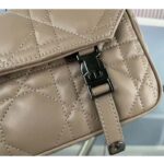 Dior Unisex CD Small Diorcamp Bag Hazelnut Macrocannage Calfskin – Bild 9