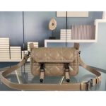 Dior Unisex CD Small Diorcamp Bag Hazelnut Macrocannage Calfskin – Bild 3