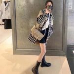 Dior Unisex CD Small Diorcamp Bag Latte Macrocannage Calfskin – Bild 13