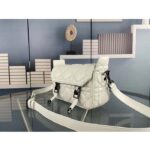 Dior Unisex CD Small Diorcamp Bag Latte Macrocannage Calfskin – Bild 4