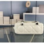 Dior Unisex CD Small Diorcamp Bag Latte Macrocannage Calfskin – Bild 5