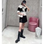 Dior Unisex CD Small Diorcamp Bag Latte Macrocannage Calfskin – Bild 11