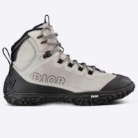 Dior Unisex Shoes CD Diorizon Hiking Boot Gray Technical Mesh Black Rubber (2)