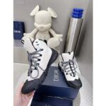 Dior Unisex Shoes CD Diorizon Hiking Boot Gray Technical Mesh Black Rubber - Imagen 6