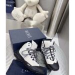 Dior Unisex Shoes CD Diorizon Hiking Boot Gray Technical Mesh Black Rubber - Imagen 5