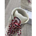 Dior Women CD Dior DiorAlps Ankle Hike Boot White Calfskin Shearling – Bild 9