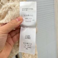 Dior Women CD Twin-Set Ecru Cashmere Silk Mohair Knit Cashmere Silk (8)