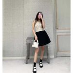 Dior Women CD Twin-Set Vest Ecru Cashmere Silk Mohair Knit Cashmere Silk - Bild 15