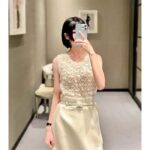 Dior Women CD Twin-Set Vest Ecru Cashmere Silk Mohair Knit Cashmere Silk - Bild 16