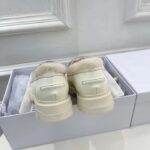 Dior Women Shoes CD Dior Code Loafer White Brushed Calfskin White Shearling - Image 7